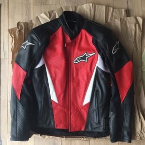 Men’s Alpinestars Stage Motorcycle Jacket sz 40/M